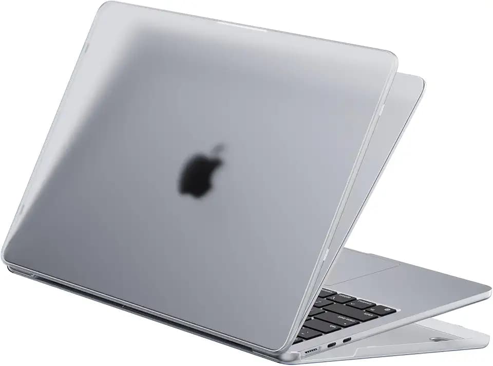 Soonjet Invisible Armor for MacBook Air 13 inch Case 2026-2022 M5 M4 M3 M2 | Show Official Color | Anti-Scratch & Fingerprint | Cover Protective Hard Shell Laptop | Matte Clear