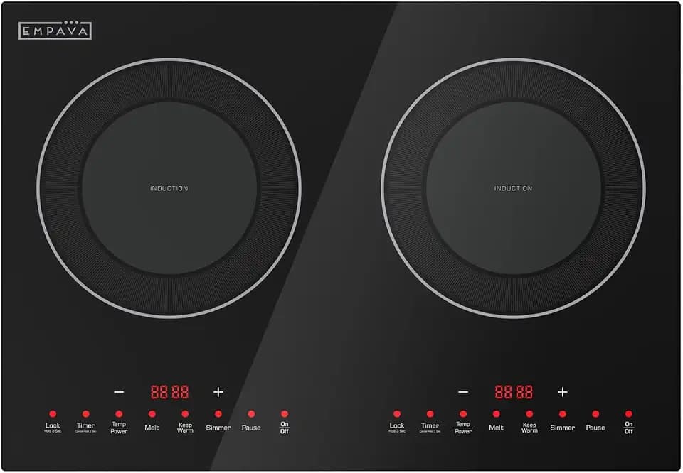 Empava Flex Induction Cooktop 2 Burner, Horz. Countertop/Drop-in, Plug in