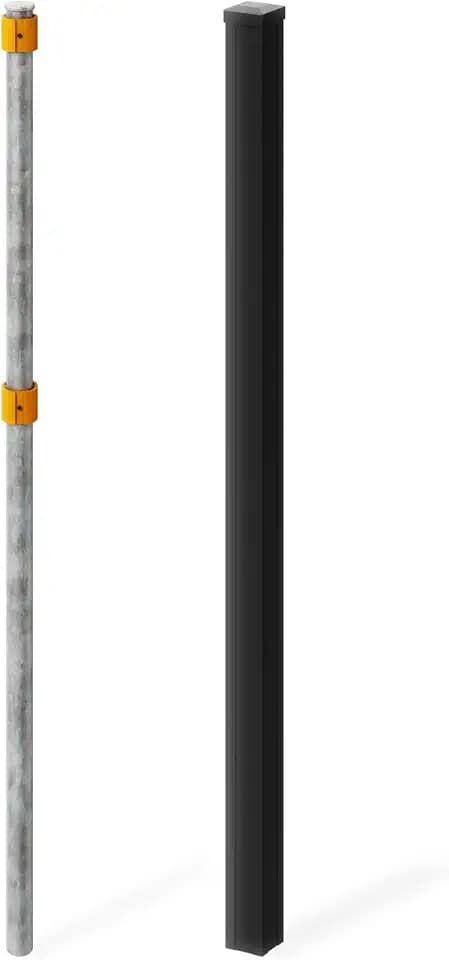 WamBam 4ft Aluminum Post for Composite Fences