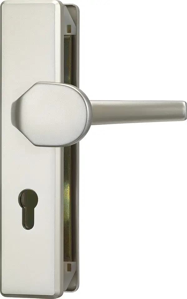 ABUS Tür-Schutzbeschlag KLT512 - Neusilber, Stahleinlage, 72 mm