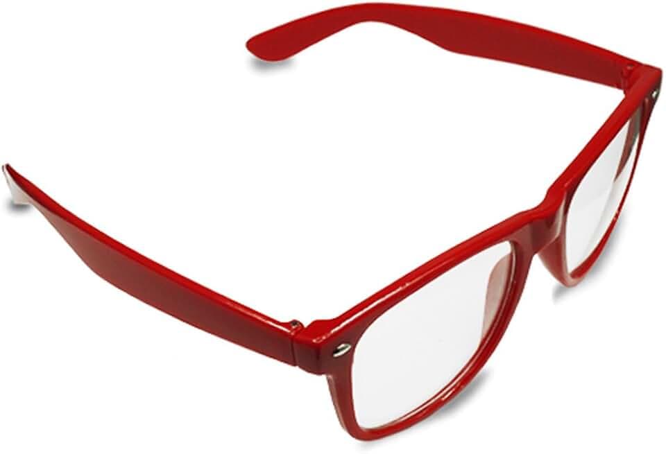 Stylish Neon Geek Glasses Festival Fun Party wear 80's Coloured Fancy Dress Costume