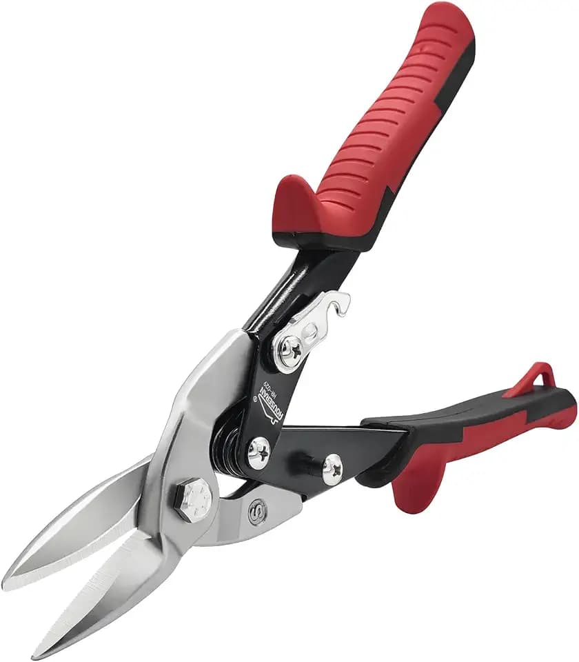 Aviation Snips, 10 Inch Tin Snips, Straight Cut