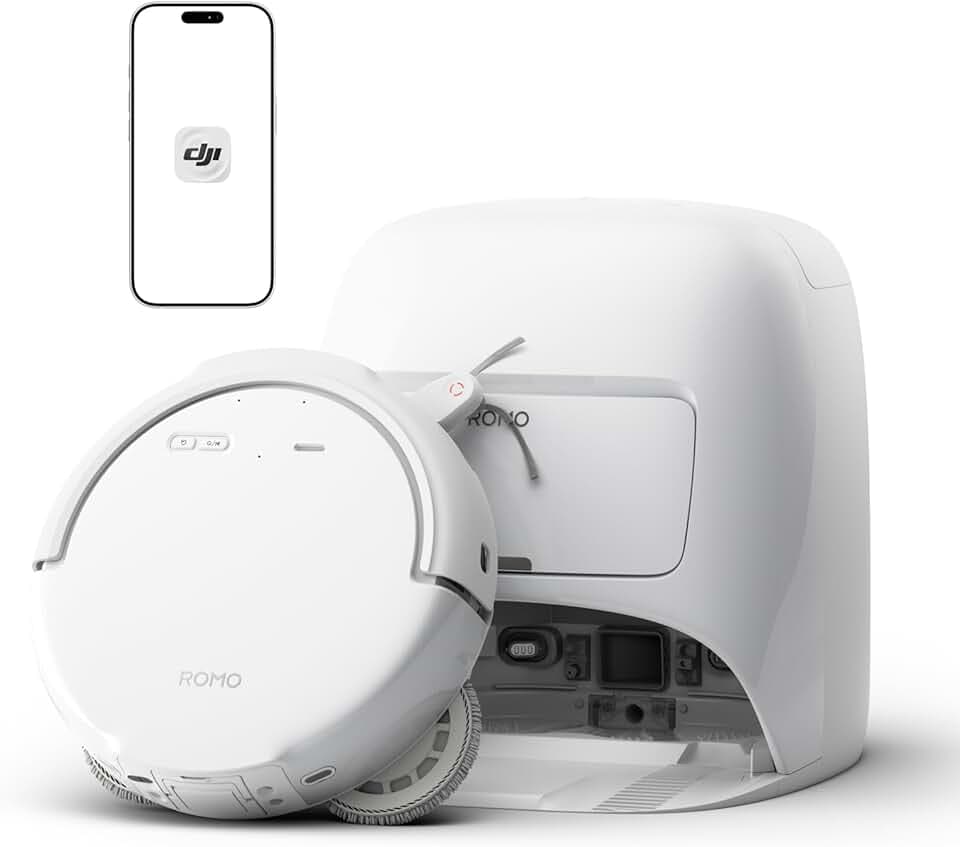 DJI ROMO S Saugroboter mit Wischpads