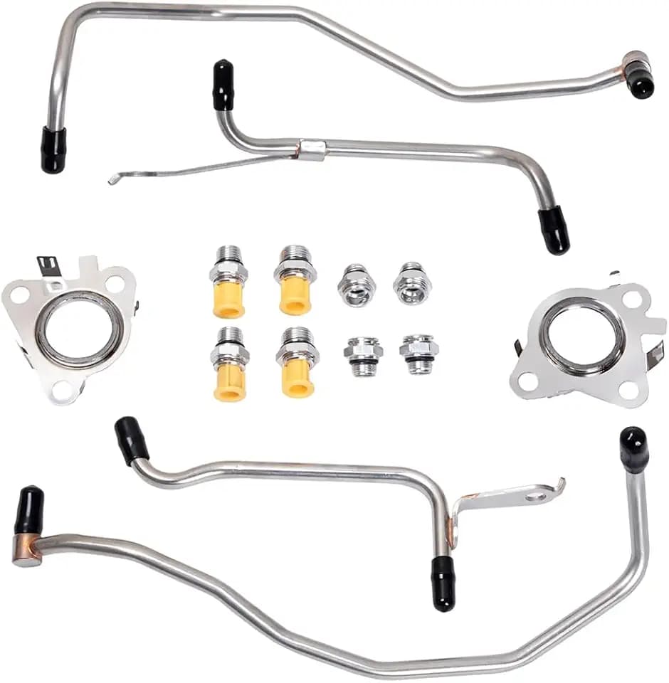 926-186 926-187 Turbo Coolant Line Kit Compatible with 2011-2016 F150, 2015-2021 Transit 150 250 350 350 HD, 2015-2017 Expedition, 2015-2017 Navigator More in Description