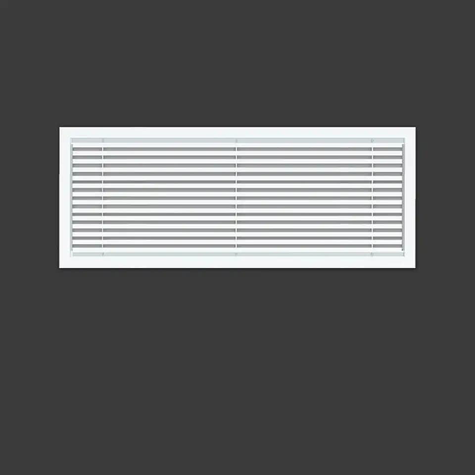 Linear Bar Air Grille 20" X 8", Aluminum Air Supply/Return Grilles,Easy Air Flow,Removable Grille/Door-HVAC Air Vent Cover,White[Outer Dimensions: 20.8"w X 8.8"h]