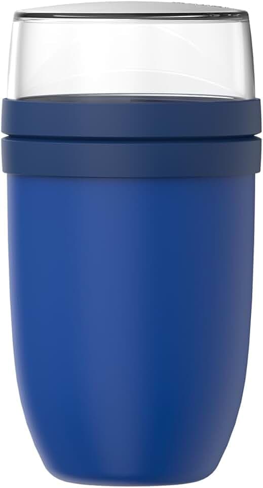Mepal - Müslibecher xl Ellipse - 750 + 300 ml - Vivid blue