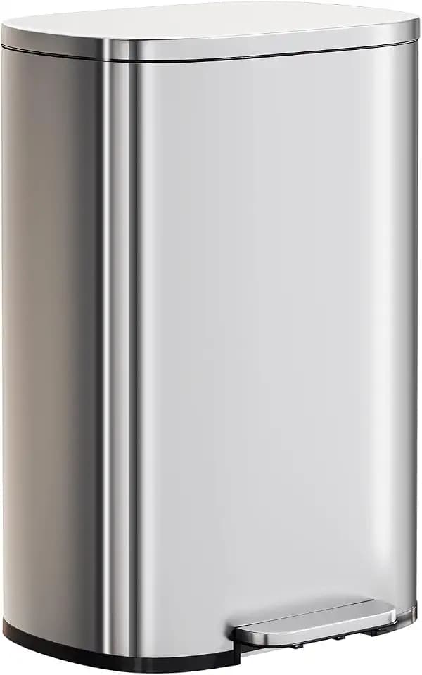 PayLessHere | 13G Trash Can with Lid | Steel | Removable Inner Bucket
