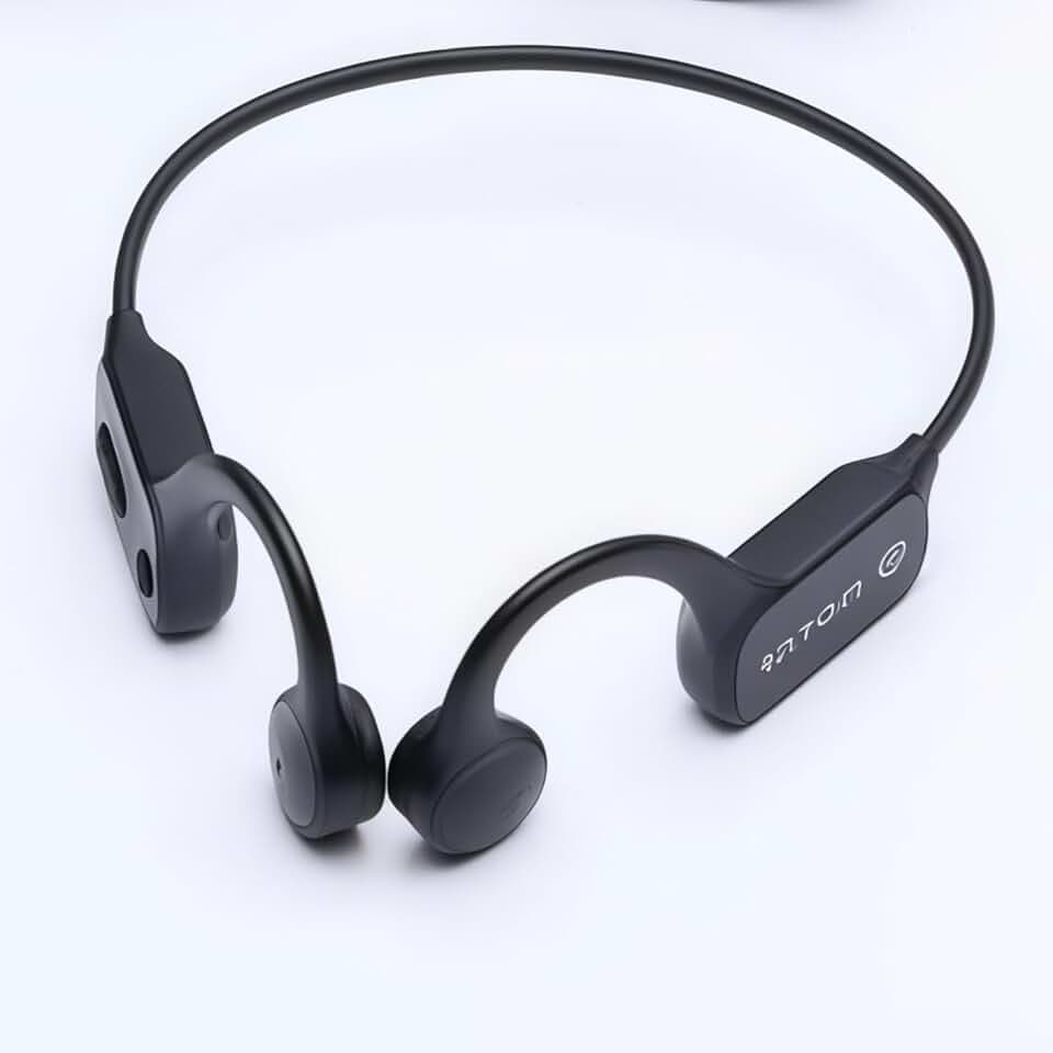 Rayofi W26 Pro Open-Ear Bone Conduction Headphones, IPX8 Waterproof Swimming Headset with 32GB MP3, Bluetooth 5.4, Lightweight Sports Earphones for Swimming Running Cycling
