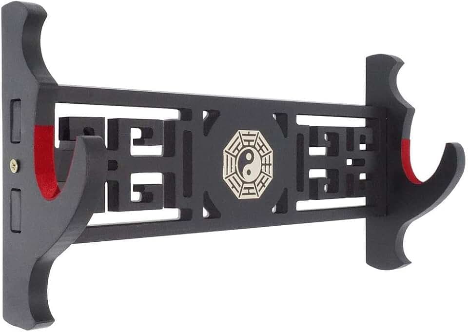 Katana Wakizashi Schwert-Wandhalterung, Schwert, gepolstert, Genji und Samurai, Schwerter, Klatsch, 1 Ebene