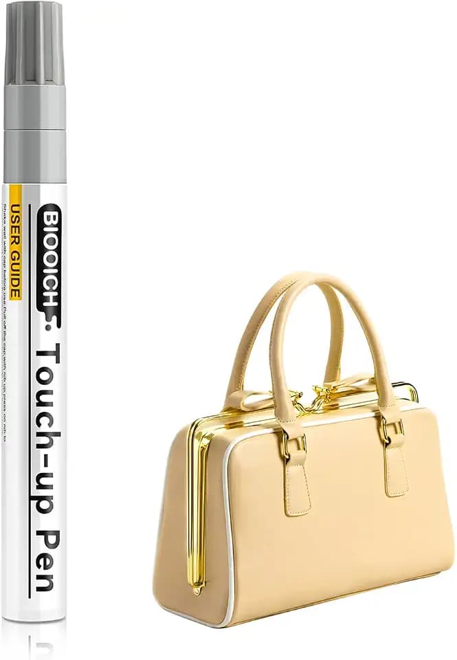 Titanium Gold Universal Metal Touch-Up Pen - Scratch Repair for Handbag Buckles, Chain Straps, Zippers & More Long-lasting Sweat-resistant Finish/Easy to Use/Quick-drying