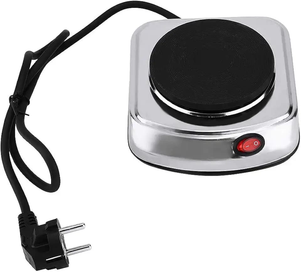 Tragbare Einzelkochplatte 500W Mini-Herdplatte Elektrisch