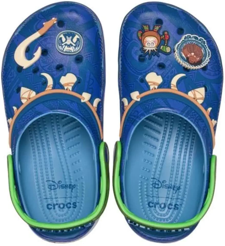Crocs Unisex-Child Disney Moana Classic Clogs, Kids and Toddler Shoes
