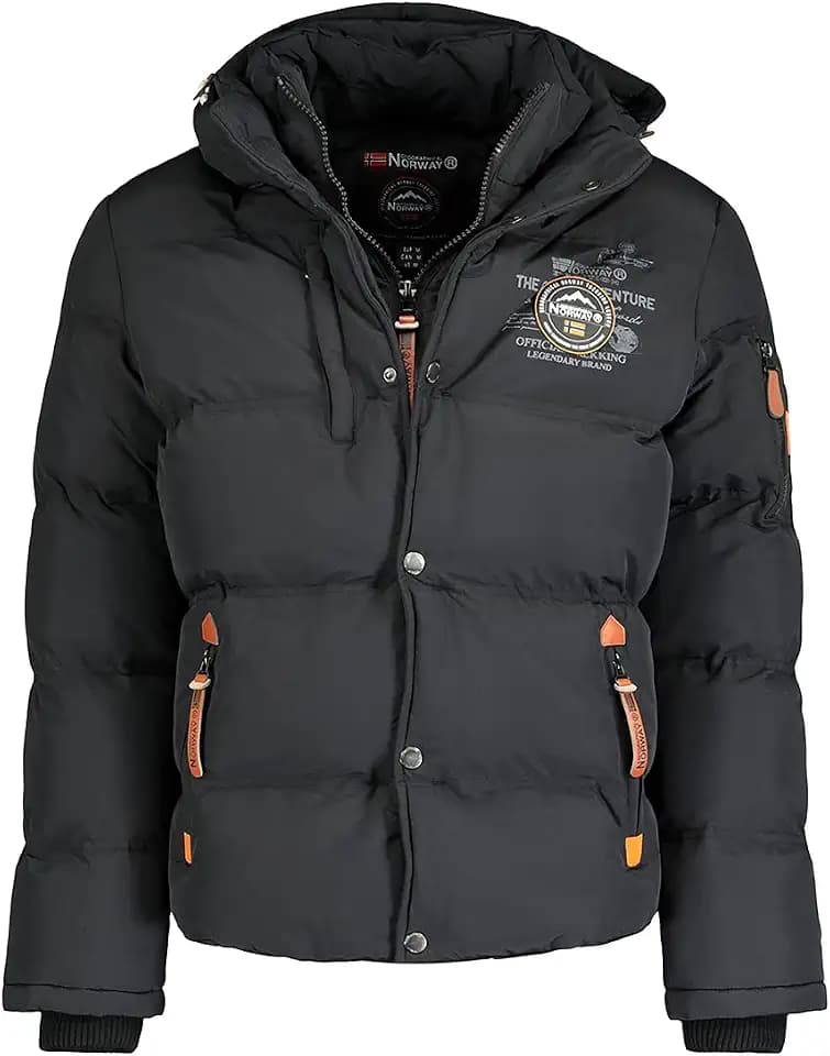Geographical Norway Verveine Men - Herren Steppjacke Herbst Winterjacke - Warm Gefütterter Mantel - Windjacke Langarm - Ideal Dekontraktes Geschenk Männer