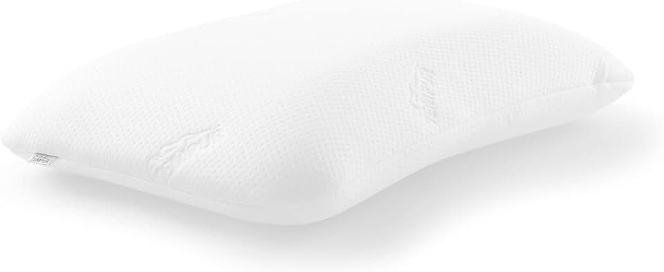 TEMPUR Symphony Schlafkissen, Liegefühl fest, M (63 x 43 x 12.5 cm), Weiß