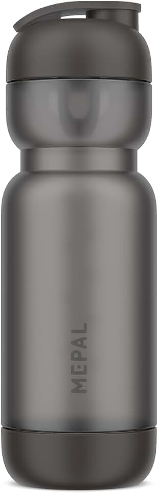 Mepal - Shaker Sport - Auslaufsicher - Inklusive Mixer und Mess-Skala - Leicht zu reinigender mit Flaschenboden - Protein Shaker - 800 ml - Graphite black