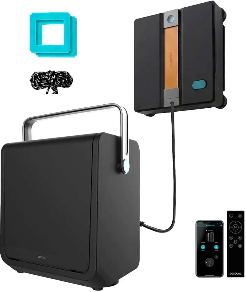 Cecotec Akku Fensterputzroboter Conga Windroid W100 Station, 120 Min, App