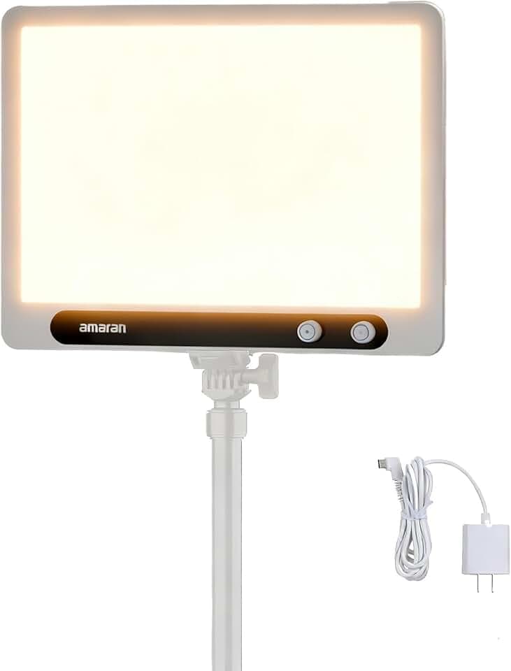 Amaran Verge Bi-Color Edge-Lit LED Panel, 2700K–6500K, USB-C PD (White)