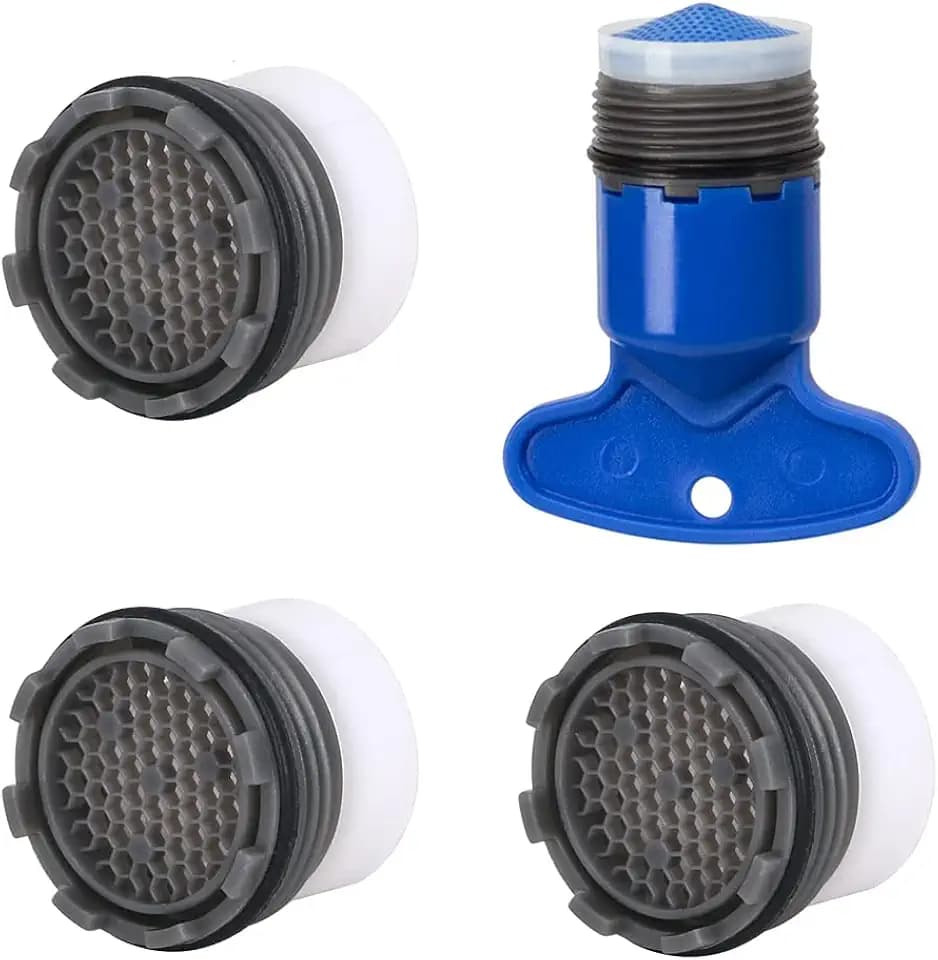 1.2GPM Faucet Replacement Part Insert Filter, Restrictor Aerator, 16.5mm/0.65Inch, 4 Pack
