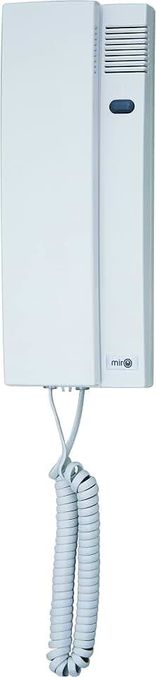 Miro PROX 620005 Universal-Gegensprechanlage mit 5 Drähten (4+N), traditioneller Anruf + elektronisch, Weiß