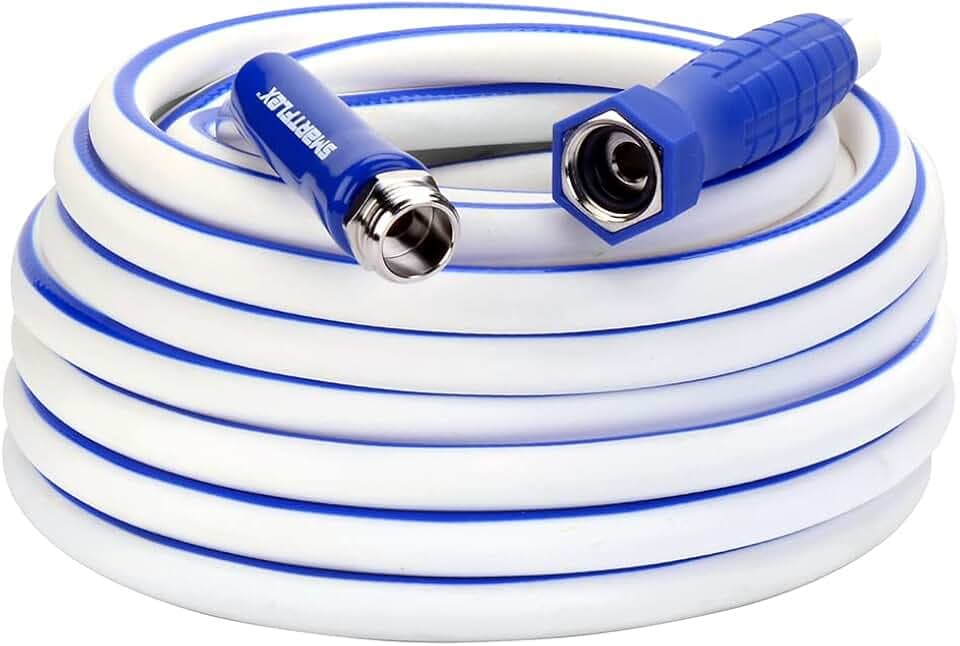 SmartFlex RV/Marine Water Hose, 5/8 in. x 50 ft., Hybrid, White - HSFRV550