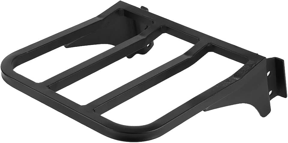 Motorrad Gepäckträger, Motorrad Rückenlehne Sissy Bar Gepäckträger Fit für XL/FLST/FLSTC/FLSTSC