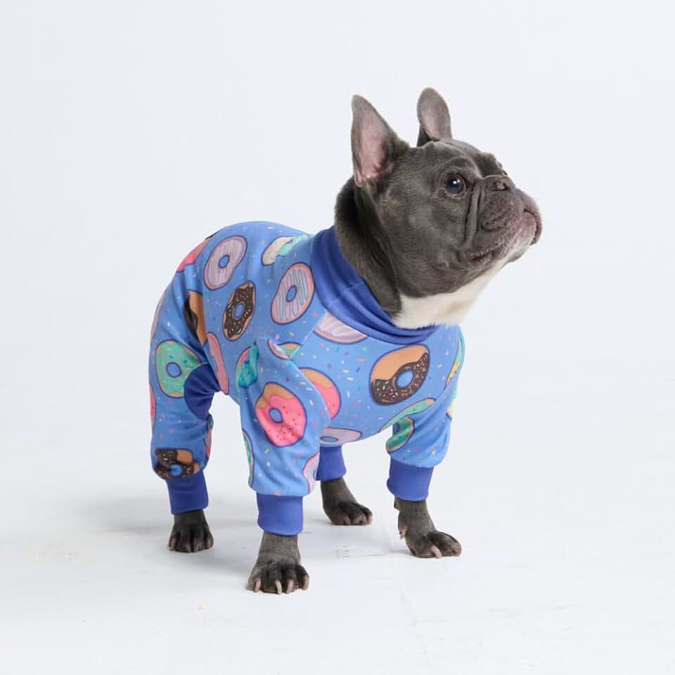 Spark Paws Dog Pajamas - Stretch Onesie Recovery Full Leg Surgery Suit PJS