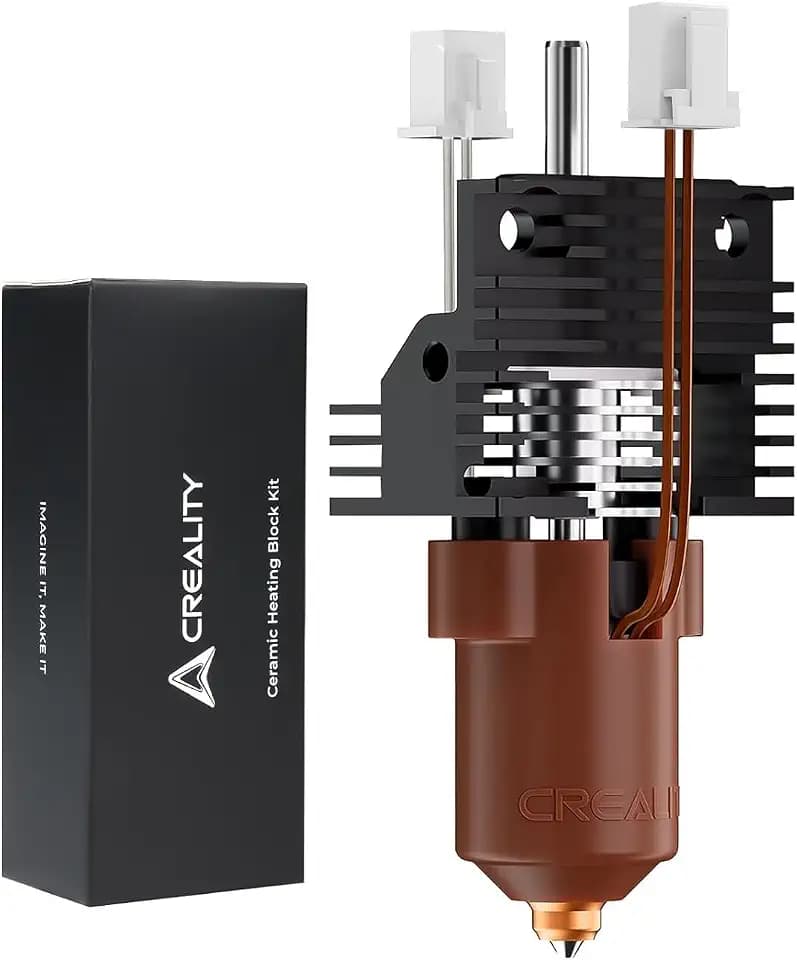 Creality Offizielle K1/K1C/K1 Max Upgrade Keramik Heizblock Kit, Schnallenanschluss, Unterstützt 300℃ 600 mm/s Hochgeschwindigkeits Druck Hotend für 3D-Drucker K1 SE/K1C/K1 Max/K1