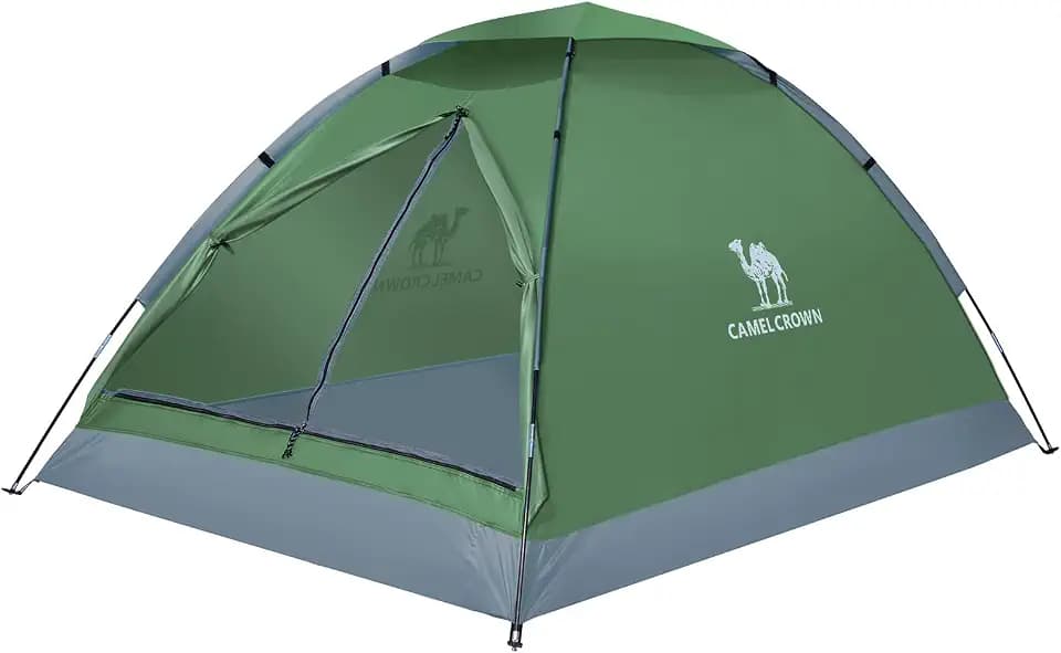 CAMEL CROWN Tents for Camping 2/3/4/5 Person Camping Dome Tent, Waterproof,Spacious, Lightweight Portable Backpacking Tent for Outdoor Camping/Hiking