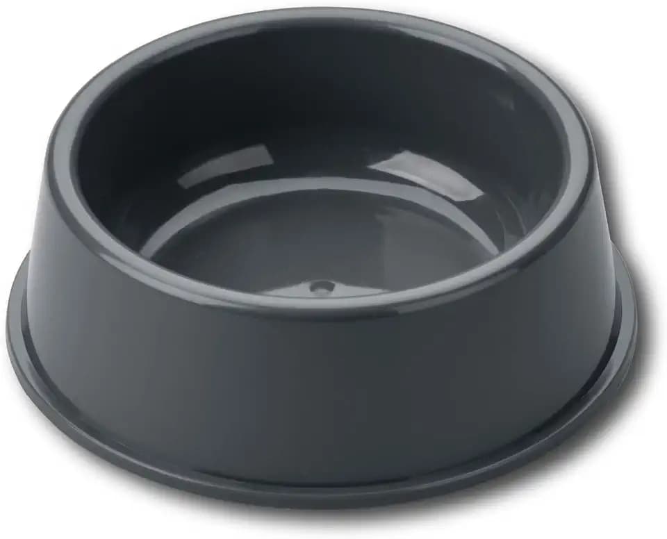 Fackelmann Our Pets Tierfutternapf – 15 x 15 x 5 cm, Robust & Spülmaschinengeeignet, Für Hunde und Katzen in Aschgrau