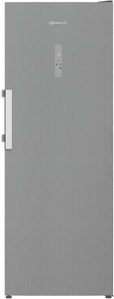 Bauknecht GKN W19170D NoFrost Gefrierschrank, 404 l Nutzinhalt, 191 cm Höhe, Multi Zone, HomeWhiz App-Steuerung, Supergefrierfunktion, Soft Opening, leise 38 dB, Edelstahloptik