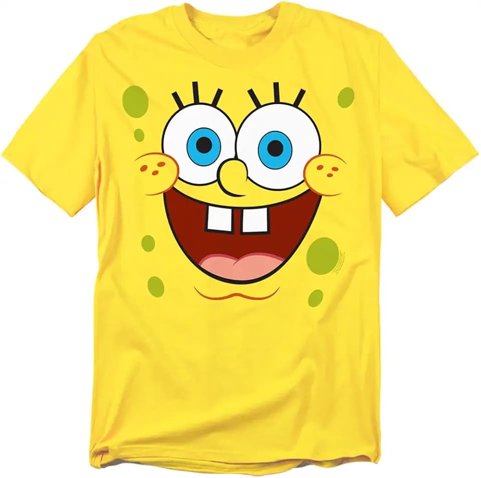 Spongebob Big Face Expressions Collection Unisex Adult T Shirt