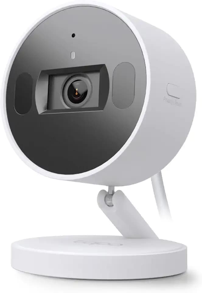 Tapo C125 überwachungskamera innen mit Magnetische Basis | 2K QHD, Physikalischer Privatsphärenmodus, bis zu 512GB lokaler Speicher auf SD Karte, kompatibel mit HomeKit Alexa Google