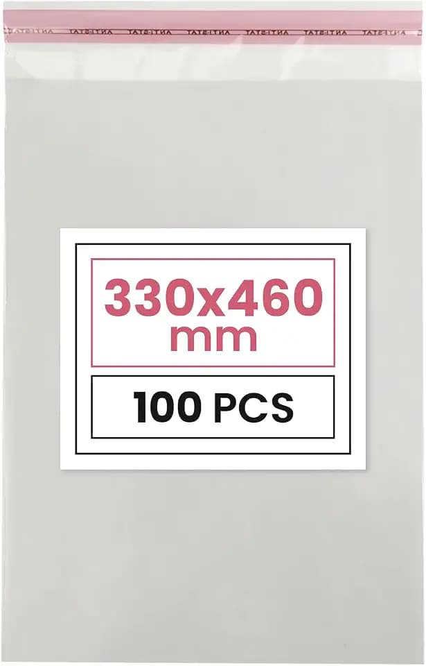 Netuno 100 PP Polybeutel selbstklebend 46x33 cm klar und reißfest