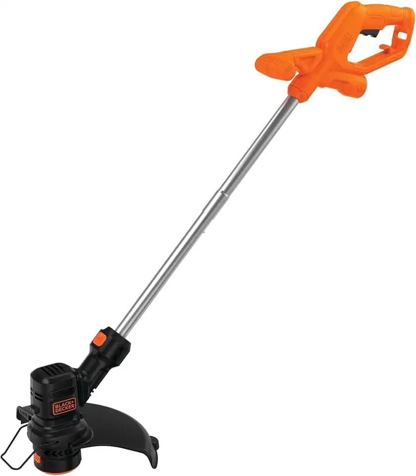 BLACK+DECKER String Trimmer and Weed Wacker, Electric Corded Weed Eater, 13-Inch Cutting Deck, 4 Amp Motor, Lightweight (BEST935)