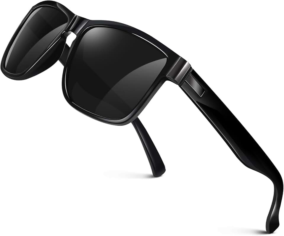 LINVO Polarisiert Sonnenbrille Herren Damen Verspiegelt UV400 Schutz CAT 3