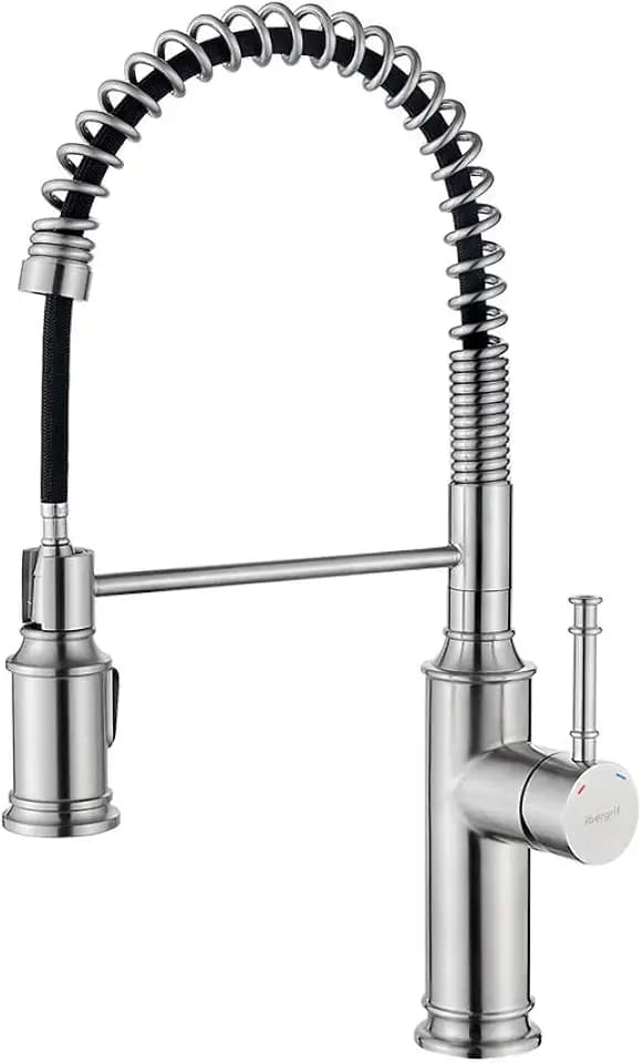 Ibergrif Küchenwaschbecken Mischhahn mit Pull Down Sprayer