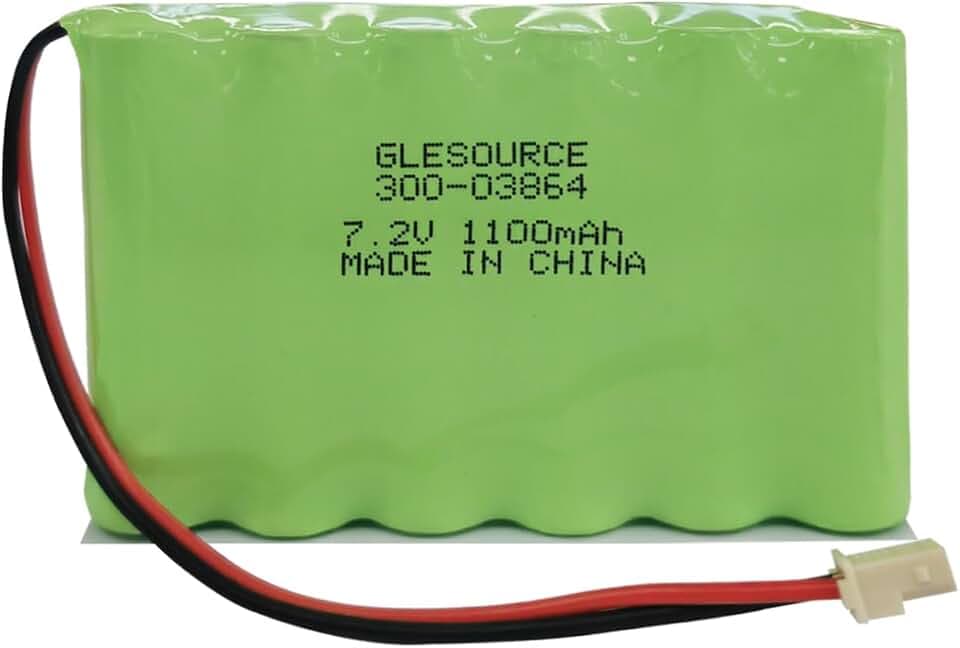XUNTU 300-03864-1 7.2V 1100mAh Battery Compatible for Alarm Lynx WALYNX-RCHB-SC Lynx Touch K5109, L3000, L5000, L5100 ADEMCO 300-06868 (1 Pack)
