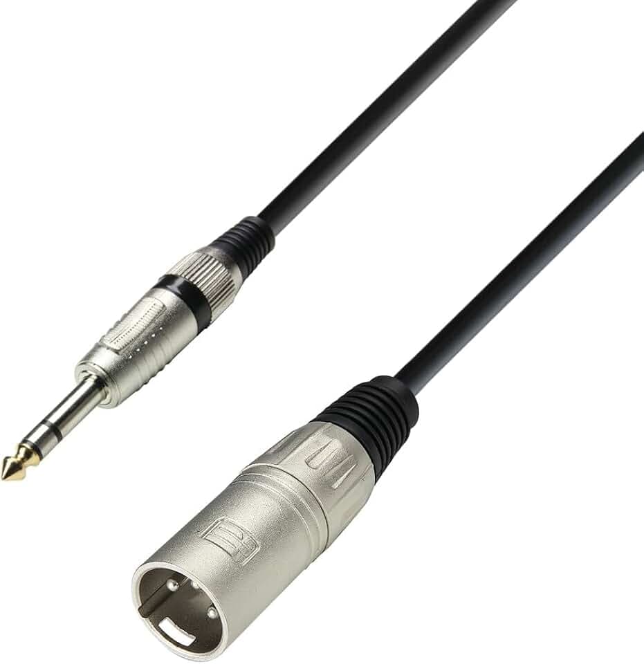 Adam Hall Cables 3 STARS BMV 0300 Symmetrisches Kabel XLR Male auf Klinke TRS | 3 m