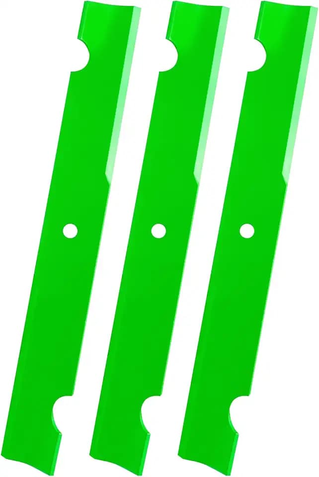 61" 038-6080-00 482879 Blades Fit for Bad Boy Rebel Outlaw XP Extreme Scag Freedom Z Tiger Cat 61 Inch Mower Deck Replace 48111 481708 5208425 Notched High Lift (3 Pack)