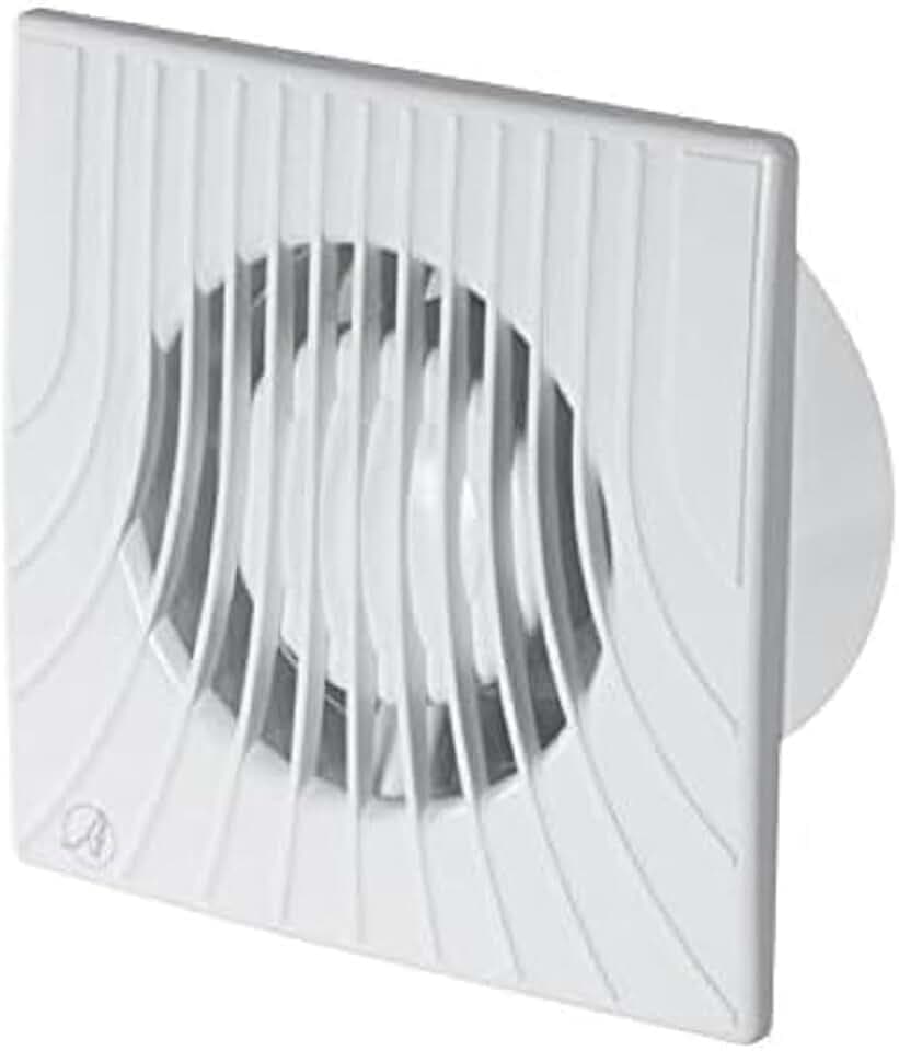 Armar Trading LTD Badlüfter Raumentlüfter Ventilator 125mm Nachlauf Wandventilator Lüfter, Weiß