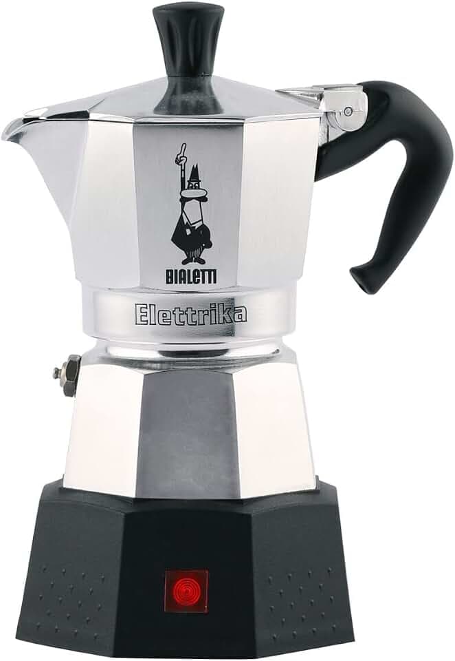 Bialetti Moka Elettrika, 2 Tassen, Aluminium