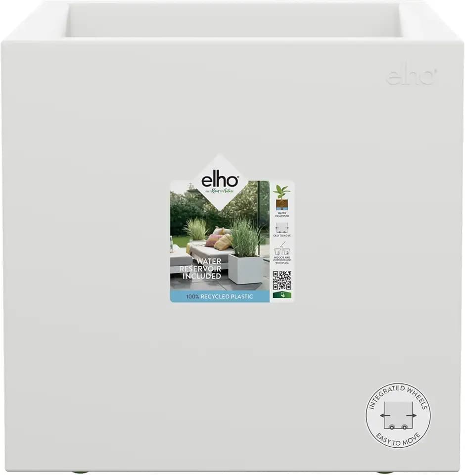 elho vivo Next Quadrat 40cm Pflanztöpfe - Weiss