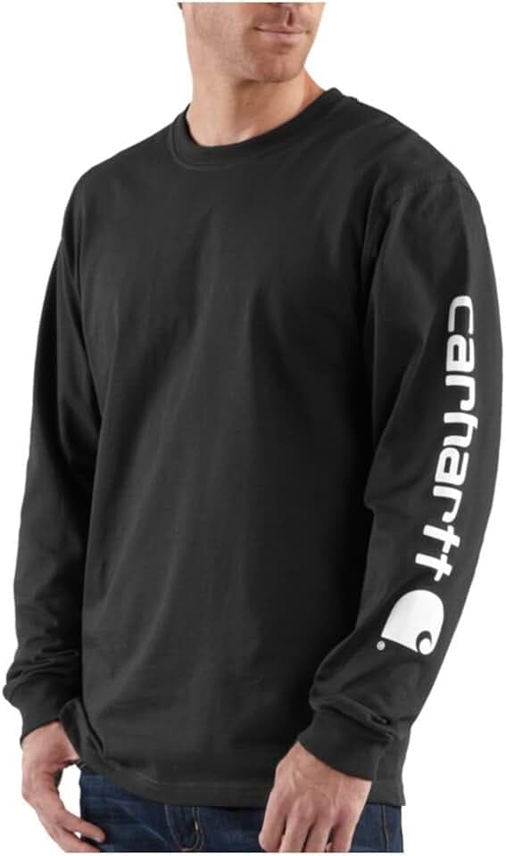 Carhartt Men's Dearborn Loose Long-Sleeve Logo T-Shirt Closeout