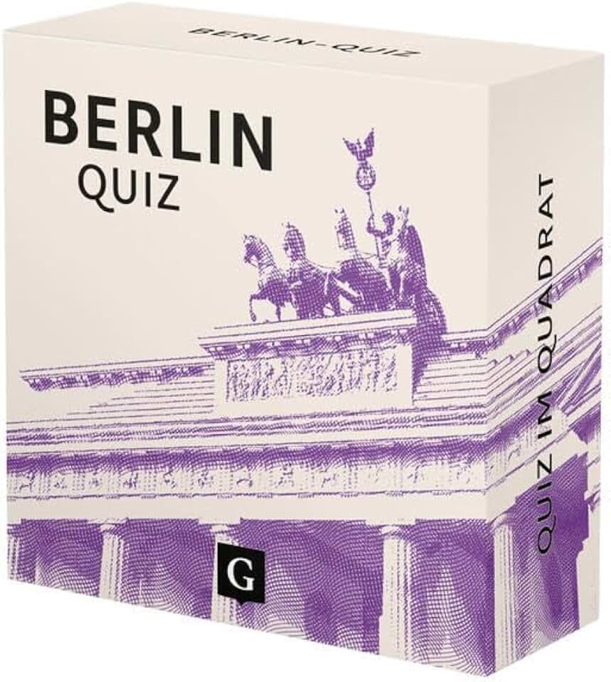Berlin-Quiz: 100 Fragen und Antworten zu Kultur, Geschichte und bekannten Orten – unterhaltsames Wissensspiel für echte Hauptstadt-Fans (Quiz im Quadrat)