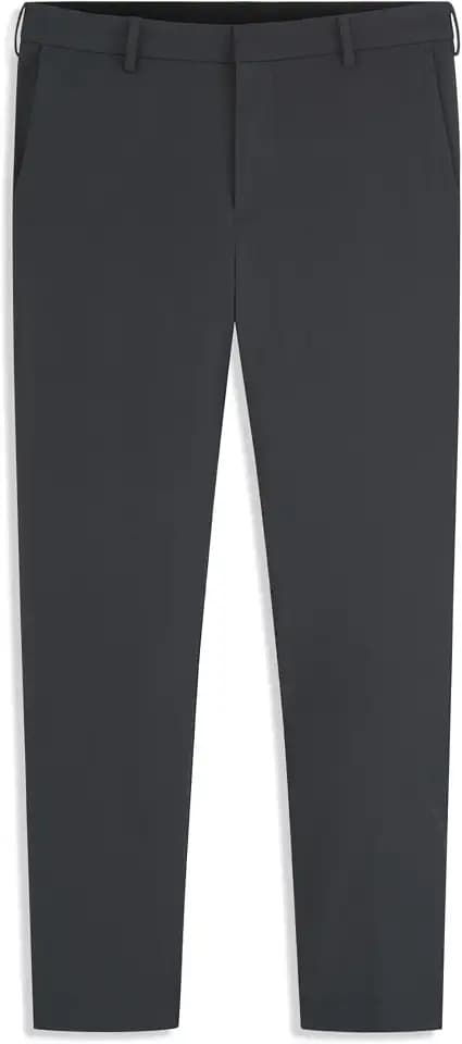 Van Heusen Men's Stain Shield Stretch Slim Fit Flat Front Dress Pant