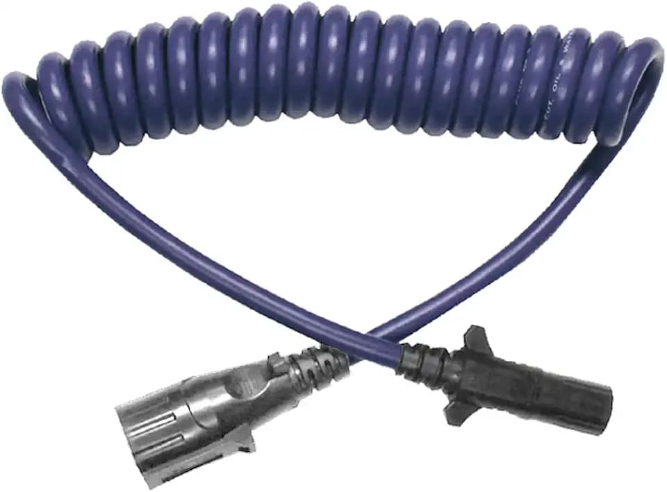 Blue Ox BX88254 7-Wire to 4-Wire Coiled Electrical Cable