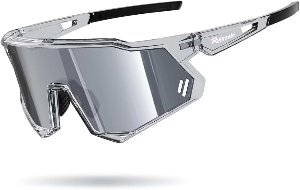 Fahrradbrille Herren Damen,UV400 Schutz Vollrand Schnelle Brille