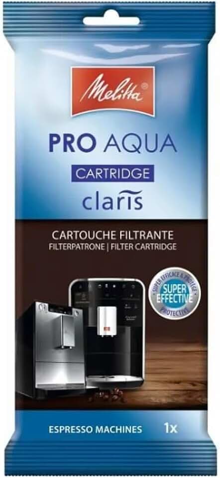 Melitta Filterpatrone Pro Aqua (1 Patrone) – Kalkfilter für Kaffeevollautomaten, verhindern Kalkablagerungen & reduzieren Schadstoffe für den besten Kaffeegeschmack