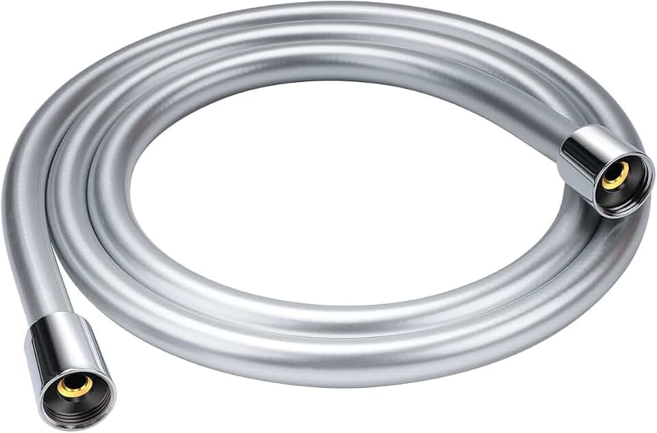 YEAUPE PVC Duschschlauch 1,6 m, auslaufsicher, G1/2 Universalanschluss