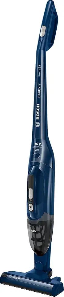 Bosch Readyy'y 16Vmax Serie | 2 - Wiederaufladbarer Staubsauger ohne Kabel, elektrischer Besen und Handstaubsauger 2in1, blau